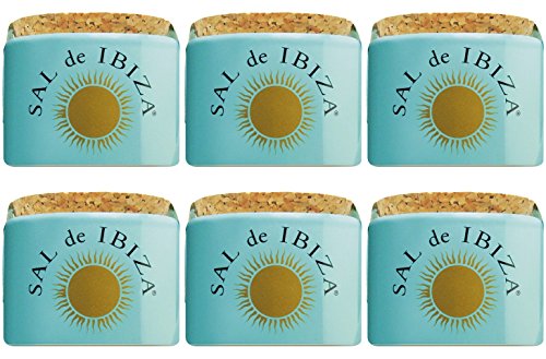 Sal de Ibiza Fleur-de-Sel im Keramiktopf - mini - 6x 28,5 g von Sal de Ibiza