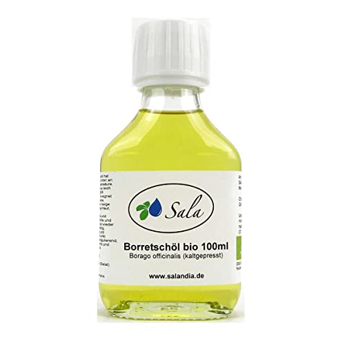 Sala Borretschöl kaltgepresst nativ BIO (100 ml NH-Glasflasche) von Sala