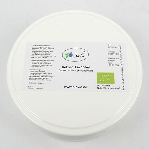 Sala Kokosöl kaltgepresst bio (100 ml PET-Dose) von Sala