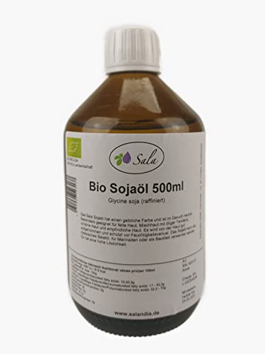 Sala Sojaöl raffiniert BIO (500 ml Glasflasche) von Sala