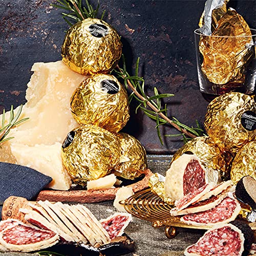 Saltufo® Gold Salamikugeln mit Sommertrüffeln, umhüllt mit extra viel Parmigiano Reggiano - 1 Pack mit 6x80g von Salami