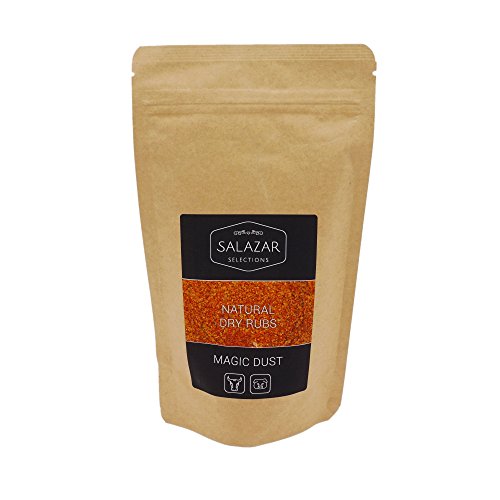 Salazar Magic Dust | 200g | BBQ Rub Grillgewürz | Marinade für Spare Ribs, Pulled Pork & Steaks | Natural Dry Rub Salazar Magic Dust | 200g | BBQ Rub Grillgewürz | Marinade für Spare Ribs, Pulled Pork & Steaks | Natural Dry Rub von Salazar