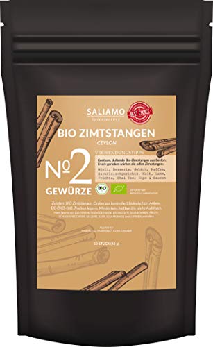 10 STK BIO Ceylon Zimt Zimtstangen, ganze Zimtstangen, 8-10cm, aus Sri Lanka 10 STK BIO Ceylon Zimt Zimtstangen, ganze Zimtstangen, 8-10cm, aus Sri Lanka von Saliamo