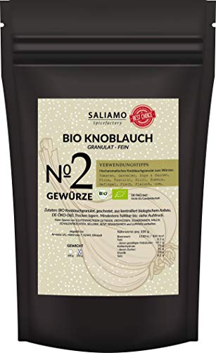 250g BIO Knoblauch feines Granulat | Saliamo von Saliamo