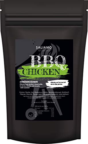 250g Chicken BBQ Gewürzmischung, für knusprige Hähnchen, Hühnerbrust, Hähnchenschenkel, Fleischplatte, für Grillhänchen, abgestimmter würziger Geschmack | Saliamo 250g Chicken BBQ Gewürzmischung, für knusprige Hähnchen, Hühnerbrust, Hähnchenschenkel, Fleischplatte, für Grillhänchen, abgestimmter würziger Geschmack | Saliamo von Saliamo