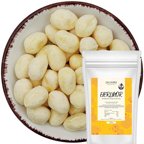 Saliamo | 200g Eierlikör Winter Bonbons Weihnachten - weihnachtliche winterliche Bonbons - Hergestellt in deutscher Manufaktur - ohne Alkohol Saliamo | 200g Eierlikör Winter Bonbons Weihnachten - weihnachtliche winterliche Bonbons - Hergestellt in deutscher Manufaktur - ohne Alkohol von Saliamo