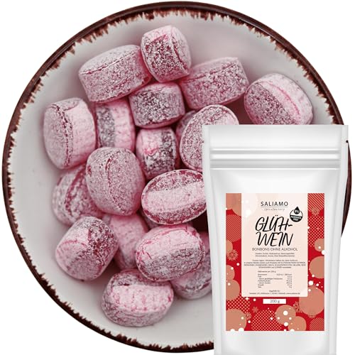 Saliamo | 200g Glühwein Winter Bonbons Weihnachten - weihnachtliche winterliche Bonbons - Hergestellt in deutscher Manufaktur - ohne Alkohol Saliamo | 200g Glühwein Winter Bonbons Weihnachten - weihnachtliche winterliche Bonbons - Hergestellt in deutscher Manufaktur - ohne Alkohol von Saliamo