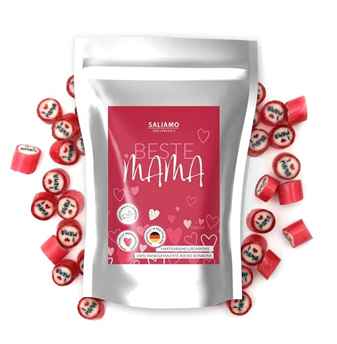 Saliamo | Fruchtbonbons mit Motiv - nach alter Tradition hergestellt - deutsche Manufaktur - Retro Frucht Bonbon (Beste Mama) von Saliamo