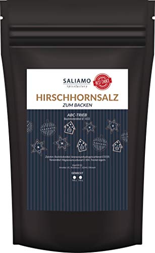 50g Saliamo Hirschhornsalz zum Backen, Backtriebmittel E503, ABC Trieb von Saliamo