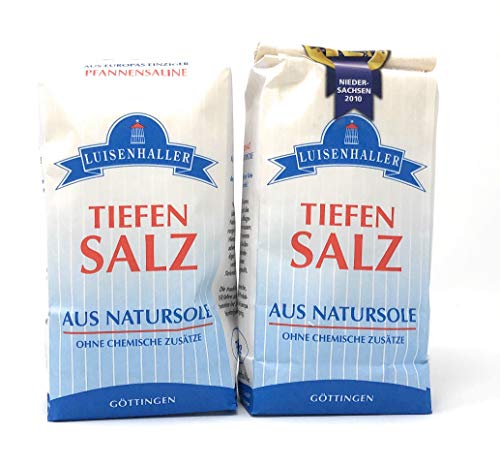 Luisenhaller Tiefensalz, aus Natursole 2x500g Luisenhaller Tiefensalz, aus Natursole 2x500g von Saline Luisenhaller