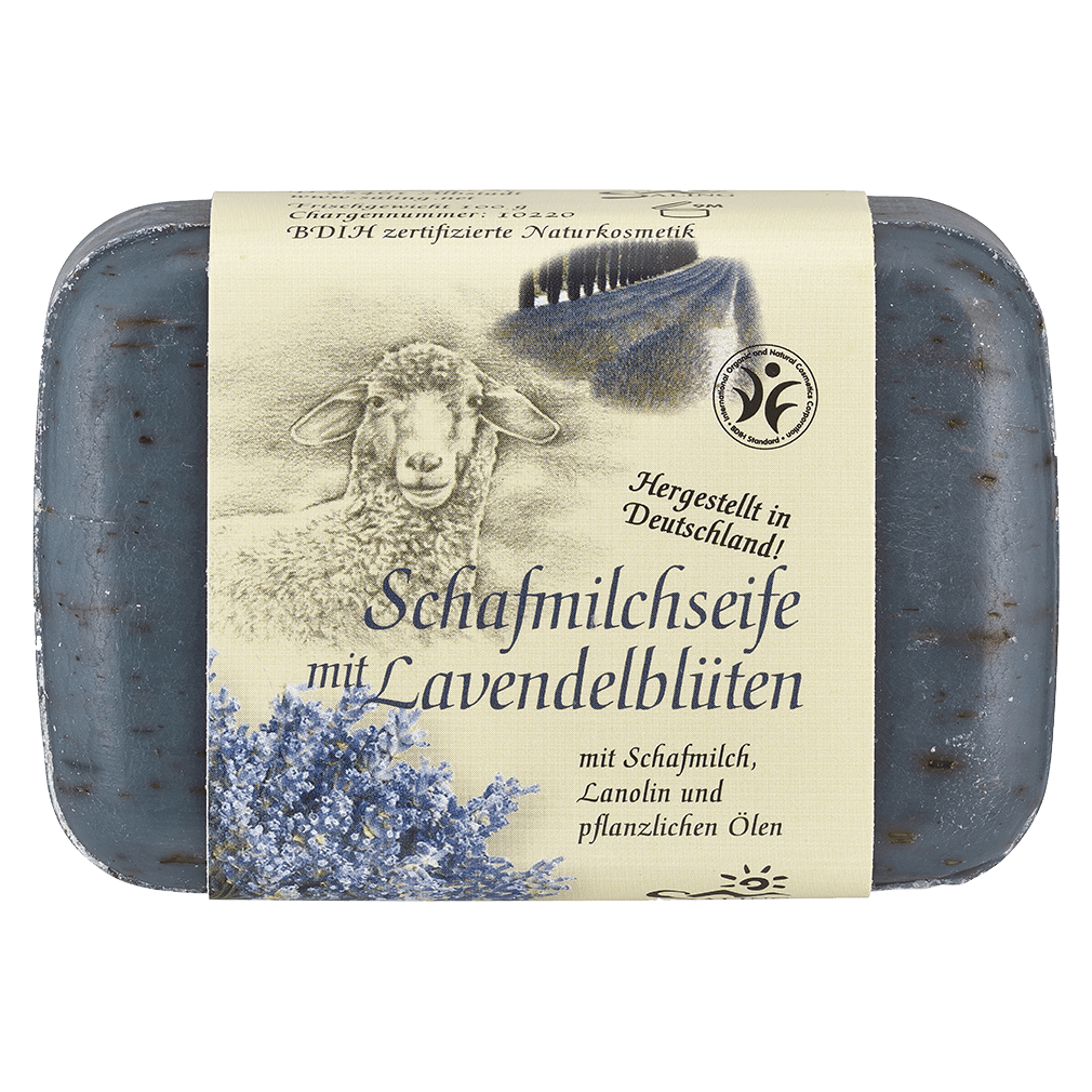 Schafmilchseife Lavendelblüten Schafmilchseife Lavendelblüten von Saling