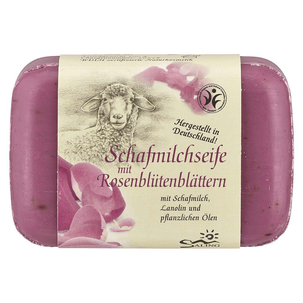 Schafmilchseife Rosenblüten Schafmilchseife Rosenblüten von Saling