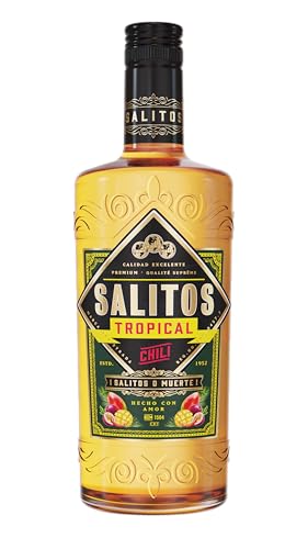 SALITOS Tropical Chili 0,7l - 20% Vol. Premium-Tequila Likör mit exotischer Fruchtnote & Chili-Kick – ideal für Cocktails & Partynächte – Mexikanisches Lebensgefühl in jeder Flasche von Salitos
