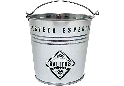 Salitos Cerveza Especial Mini Metall Eimer Eisbox Eiskühler Salitos Cerveza Especial Mini Metall Eimer Eisbox Eiskühler von Salitos