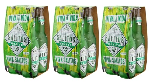Salitos Mojito 12 x 0,33l mit einem Alkoholgehalt von 5% vol. Salitos Mojito 12 x 0,33l mit einem Alkoholgehalt von 5% vol. von Salitos
