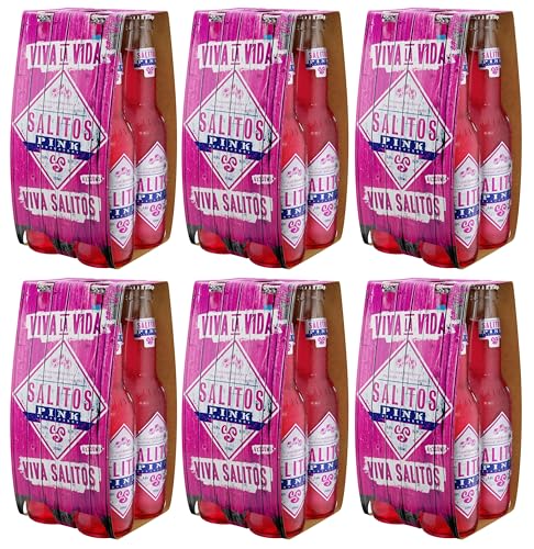 Salitos Pink 24 x 0,33l mit einem Alkoholgehalt von 5% vol. Salitos Pink 24 x 0,33l mit einem Alkoholgehalt von 5% vol. von Salitos
