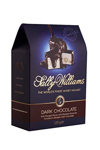 Sally Williams, Premium Soft Honey Nougat Gift Box - Handcrafted Nougats with Almonds and Dark Chocolate - 125g Pack of 2 Sally Williams, Premium Soft Honey Nougat Gift Box - Handcrafted Nougats with Almonds and Dark Chocolate - 125g Pack of 2 von Sally Williams