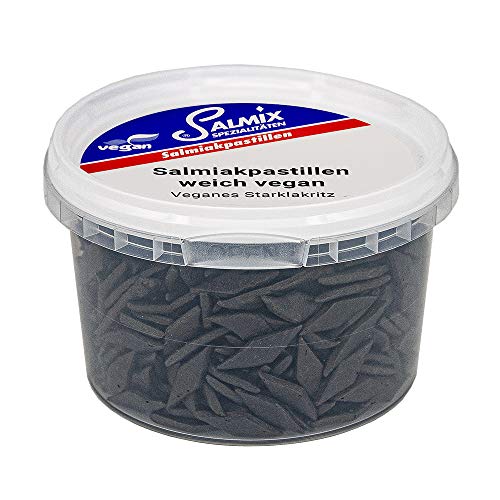 Salmix Vegane handgefertigte Salmiakpastillen weich Dose, 150 g von Salmix