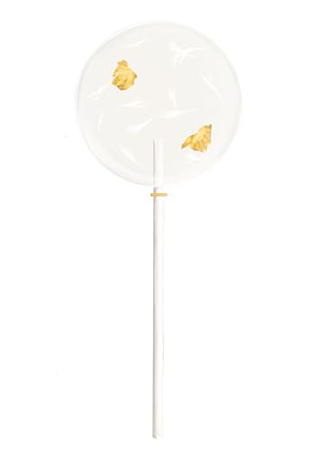 Blütenlollis mit verschiedenen echten Blüten und Blattgold - 4er Set - Salonbuck (True Love) von Salon Buck