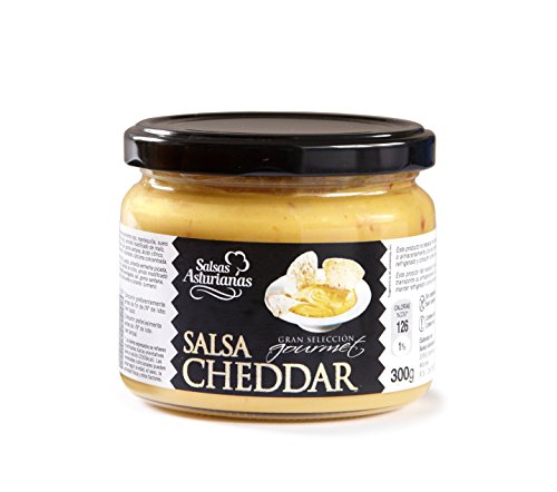 Salsas Asturianas - Cheddar-Sauce - Ideal zu Nachos und Dips 300 gr von Salsas Asturianas