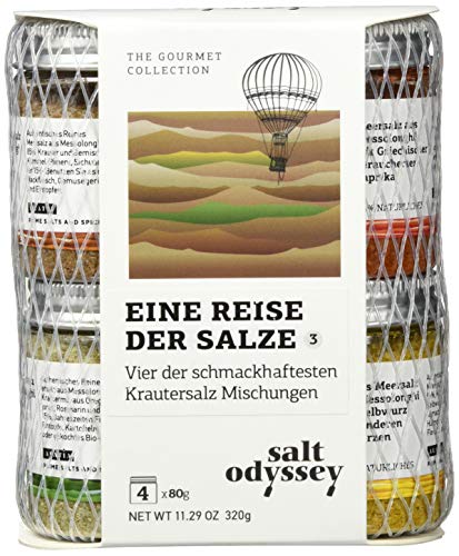 Salt Odyssey Combo mit Kräutern und Gewürzen 4 X 80gr, 320 g Salt Odyssey Combo mit Kräutern und Gewürzen 4 X 80gr, 320 g von Salt Odyssey