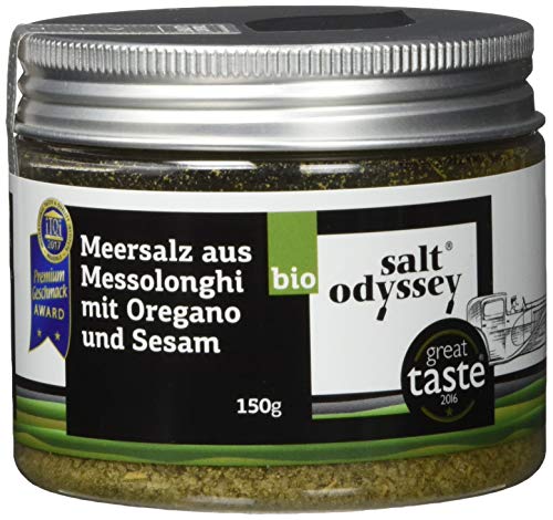Salt Odyssey Meersalz mit Sesam und Oregano 150g, 2er Pack Salt Odyssey Meersalz mit Sesam und Oregano 150g, 2er Pack von Salt Odyssey