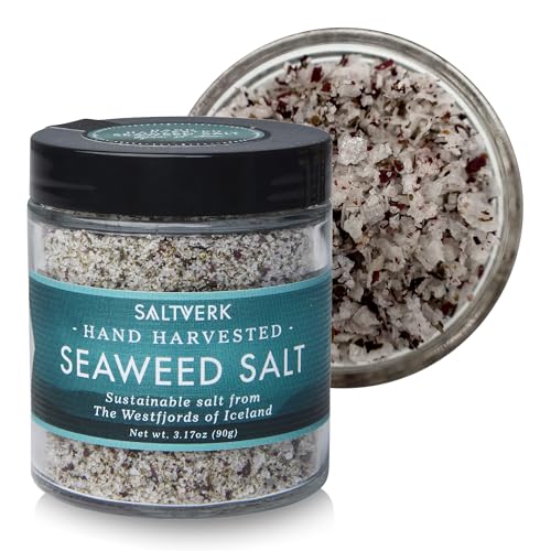 Saltverk Island Meersalz mit See-Algen (Glas 90g) von Saltverk