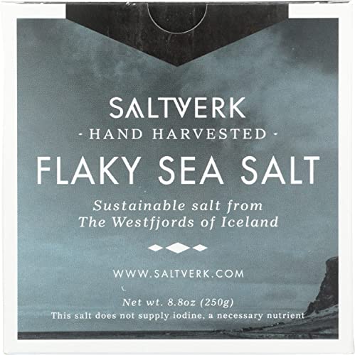 Saltverk Sea Salt - Meersalzflocken | Speisesalz | Meersalz grob | 250 g | mineralhaltiges, isländisches Meersalz von Saltverk