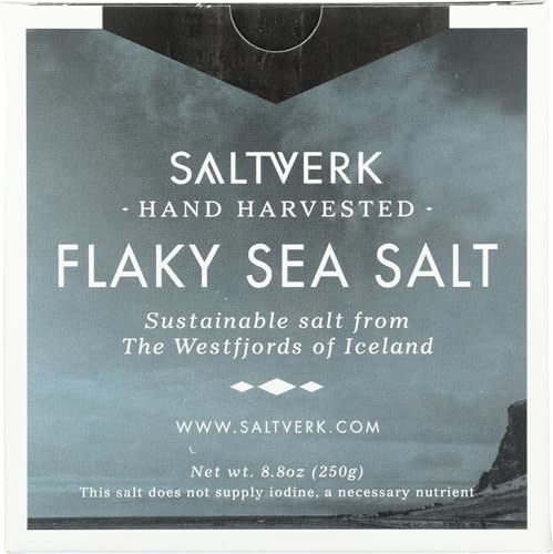 Saltverk Sea Salt - Meersalzflocken | Speisesalz | Meersalz grob | 250 g | mineralhaltiges, isländisches Meersalz Saltverk Sea Salt - Meersalzflocken | Speisesalz | Meersalz grob | 250 g | mineralhaltiges, isländisches Meersalz von Saltverk