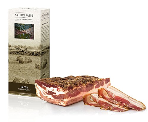 Bacon Pancetta affumicata Salumi Pasini® | Geräucherter Bauchspeck | 100% italienisches Fleisch | 700 gr von Salumi Pasini