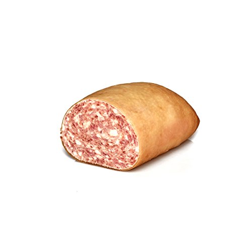 Gekochte Borsotto, gekochte Salami, Auslese des Hauses, Halbstück, vakuumverpackt, Italienisches Schweinefleisch, 1.3 kg Gekochte Borsotto, gekochte Salami, Auslese des Hauses, Halbstück, vakuumverpackt, Italienisches Schweinefleisch, 1.3 kg von Salumi Pasini