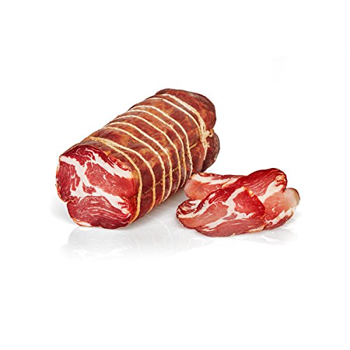 Capocollo piccante Salumi Pasini® | Würzige | Gereifte Kopfnackenwurst mit Chili | Ganzes Stück | 1,3 kg von Salumi Pasini