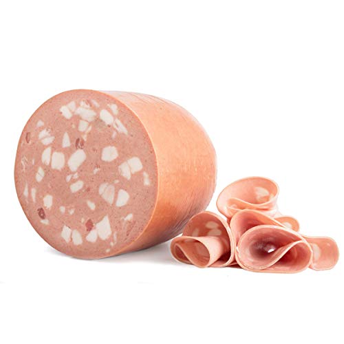 Italienische Mortadella Salumi Pasini® | Nach klassischer Art mit Pistazien | Hälfte | 3 kg | Traditionelles italienisches Produkt | Gluten- und laktosefrei von Salumi Pasini