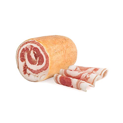 Pancetta Arrotolata (Bauchspeck) gerollt und ohne Schwarte, handmassiert, Stück 3.2 kg ca. von Salumi Pasini