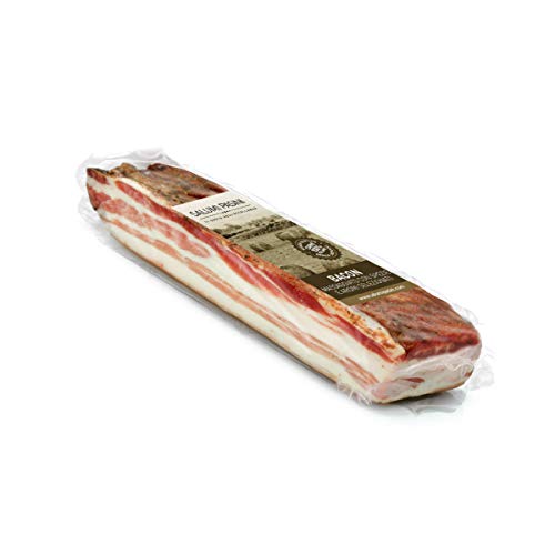 Pancetta affumicata, Italienischer bacon, Geräucherter Bauchspeck stück, Salumi Pasini, 250 gr von Salumi Pasini