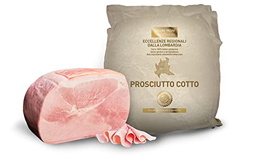 Prosciutto Cotto dalla Lombardia, Gekochter Schinken der Lombardei, regionale Premium Linie aus der Lombardei, Salumi Pasini, 9.2 kg von Salumi Pasini