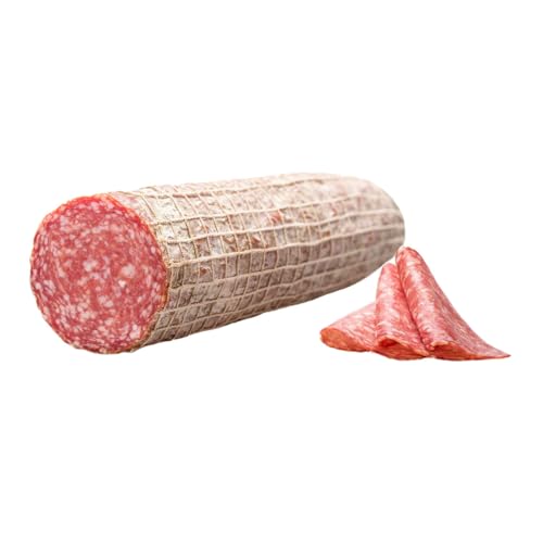 Salame Milano Italienische Salami am Stück 1kg Salumi Pasini® | Luftgetrocknete Salami in Handarbeit hergestellt | Italienische original von Salumi Pasini
