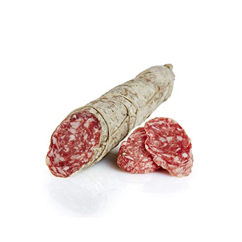 Salame Felino Italienische Salami 900gr. Ca. Salumi Pasini® | Italienisches Schweinefleisch gereift in Naturdarm | Italienische Salami am Stück von Salumi Pasini