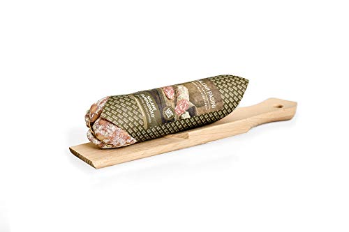 Salami Campagnolo mit kleinem Schneidebrett, Italienische Salami, Salumi Pasini 270g von Salumi Pasini