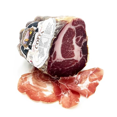 Ganzes Stück – 0,8 kg - Gewürztes Schweinefleisch COPPA – Tuquam Salumificio Bonini – Direkt aus Italien von Salumificio Bonini