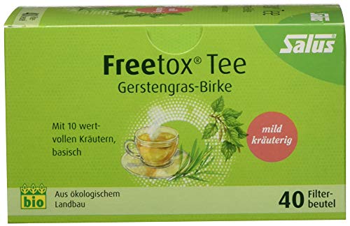 Salus Freetox Tee Gerstengras-Birke - Teebeutel , 40 Stück (1Er Pack) von SALUS