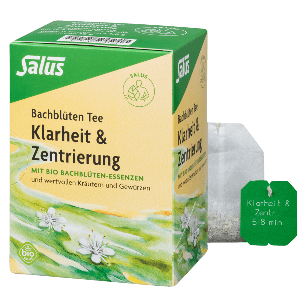 Bio Bachblüten Tee "Klarheit & Zentrierung" von Salus