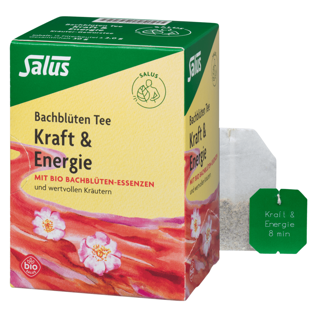Bio Bachblüten Tee "Kraft & Energie" von Salus