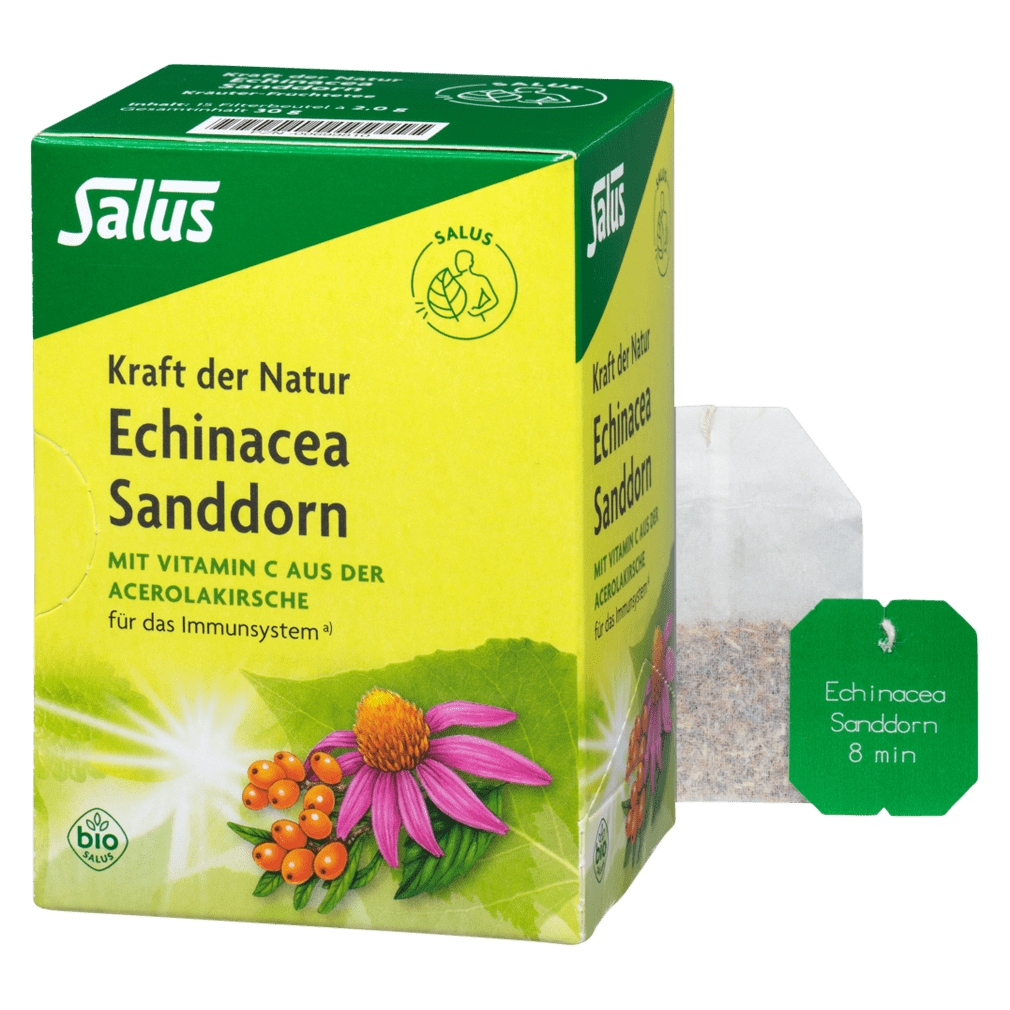 Bio Echinacea Sanddorn Kräuter-Früchtetee von Salus