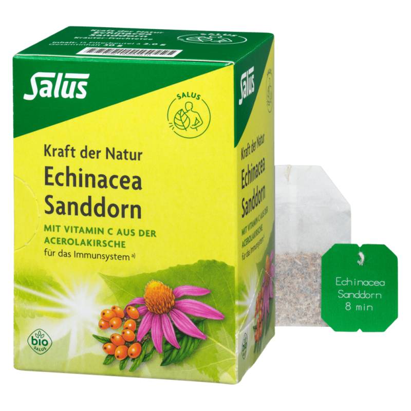 Bio Echinacea Sanddorn Kräuter-Früchtetee von Salus