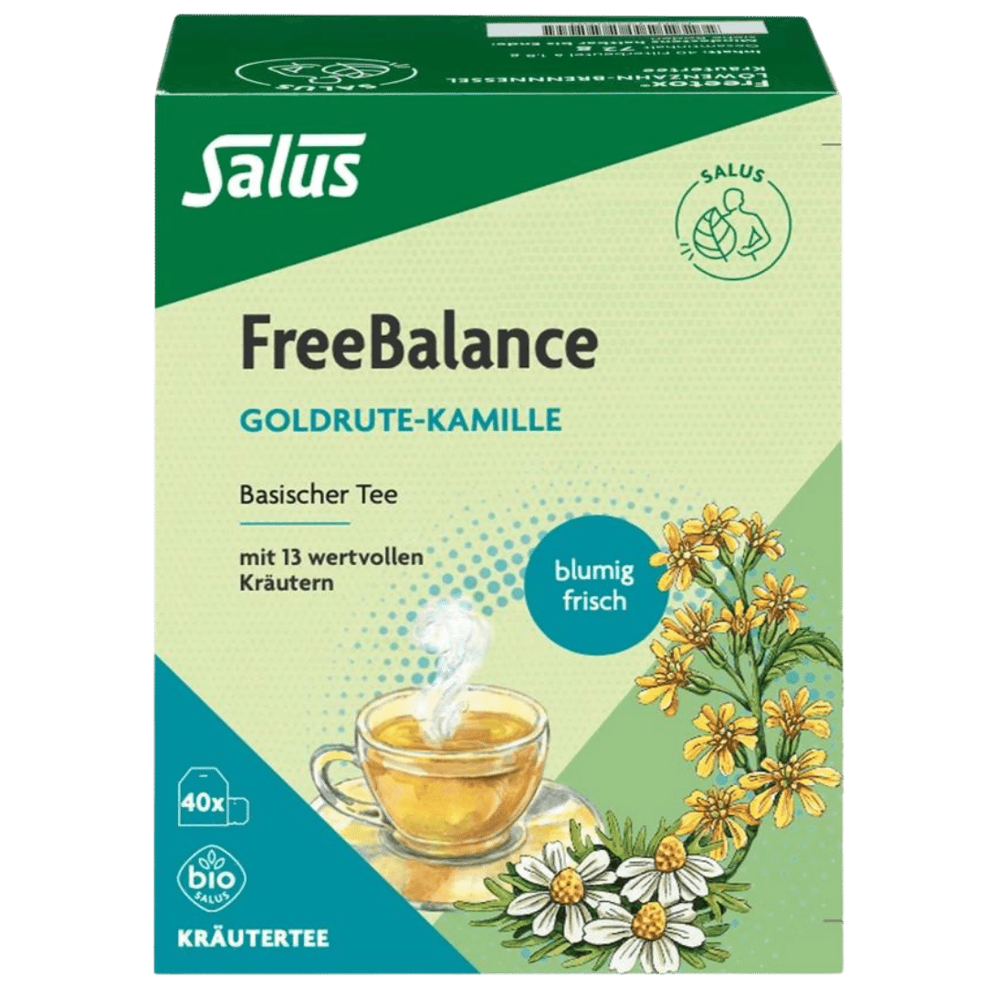 Bio FreeBallance Goldrute-Kamille Tee, 40 stk. Bio FreeBallance Goldrute-Kamille Tee, 40 stk. von Salus