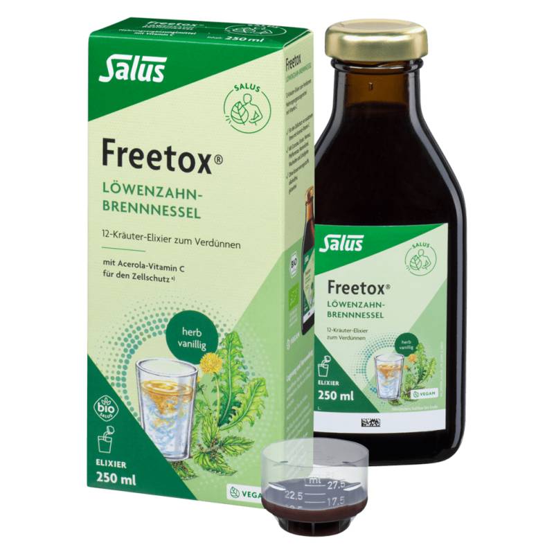 Bio Freebalance Löwenzahn-Brennnessel Elixier (ehemals Freetox) von Salus