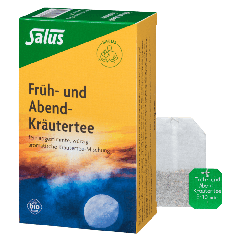 Bio Früh- und Abend-Kräutertee von Salus