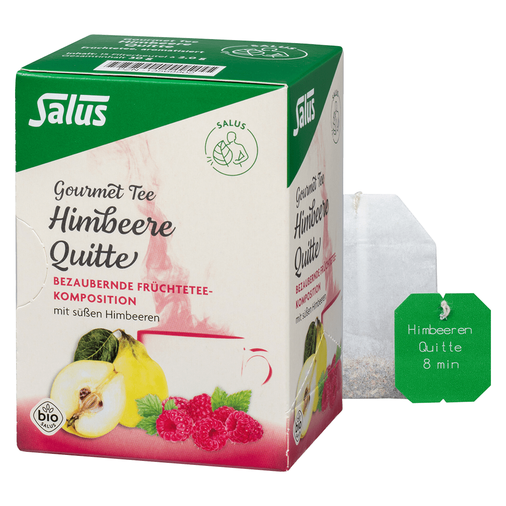 Bio Gourmet Himbeeren Quitte Tee Bio Gourmet Himbeeren Quitte Tee von Salus
