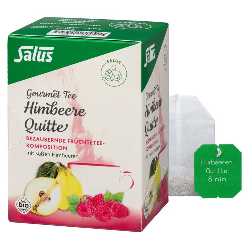 Bio Gourmet Himbeeren Quitte Tee von Salus